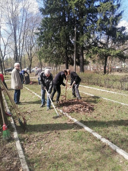 Ленинский субботник в честь дня рождения Владимира Ильича Ленина в Жуковском