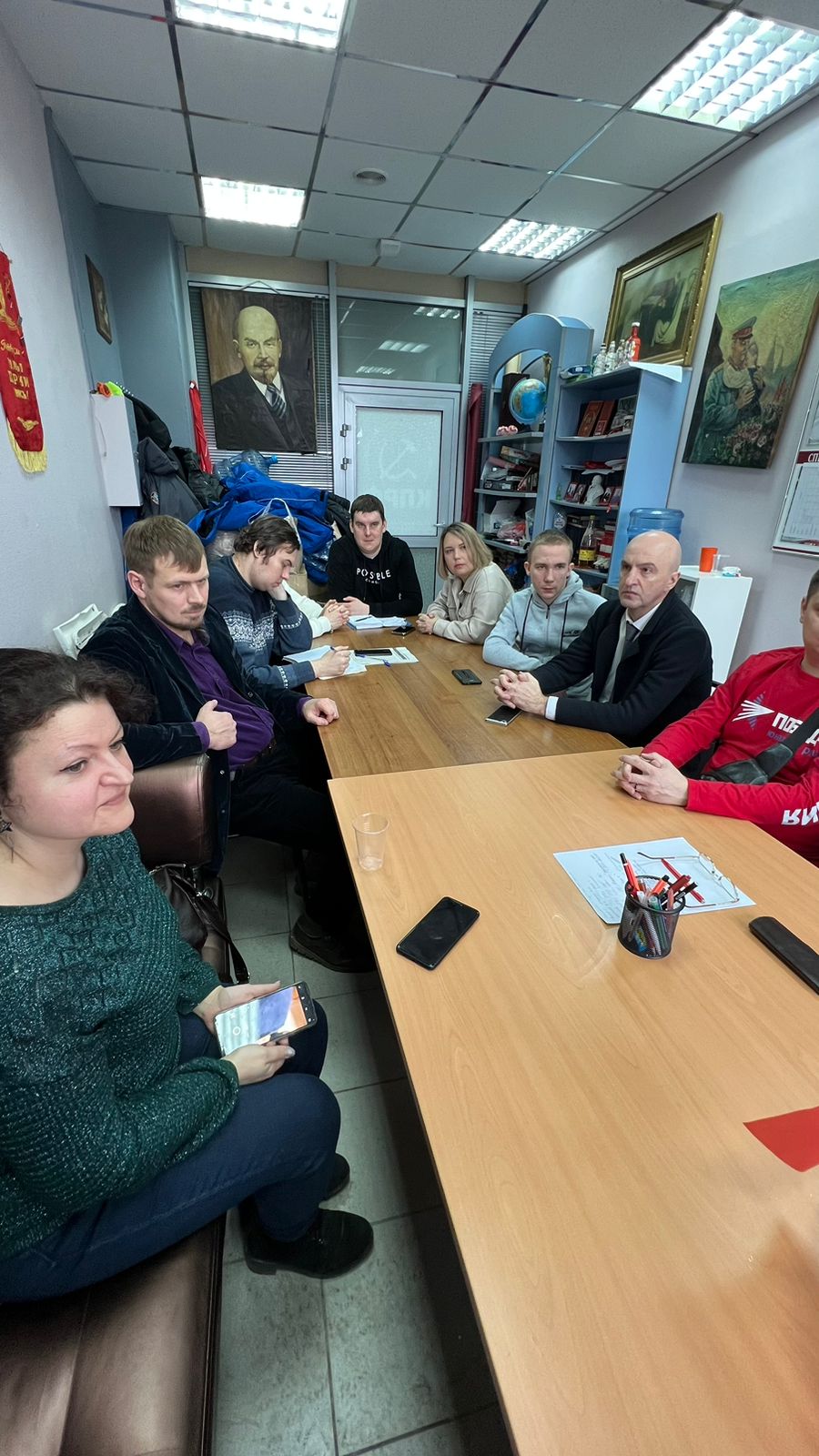 В штабе Балашихинского ГК КПРФ прошли политические занятия