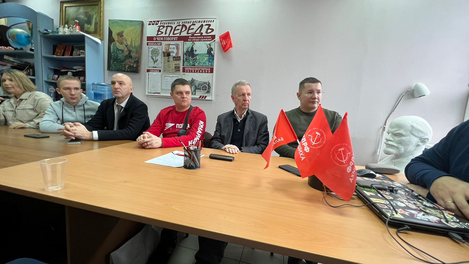 В штабе Балашихинского ГК КПРФ прошли политические занятия