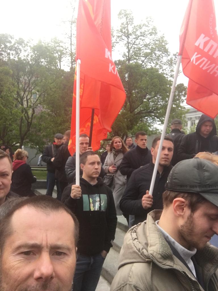Клинские коммунисты приняли участие в праздничном мероприятии ко Дню Победы