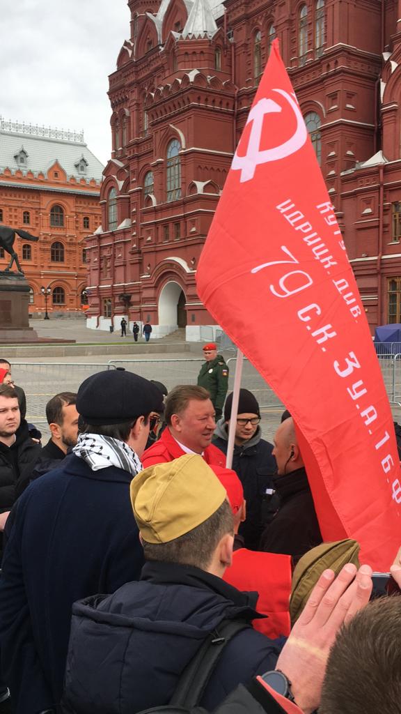Клинские коммунисты приняли участие в праздничном мероприятии ко Дню Победы