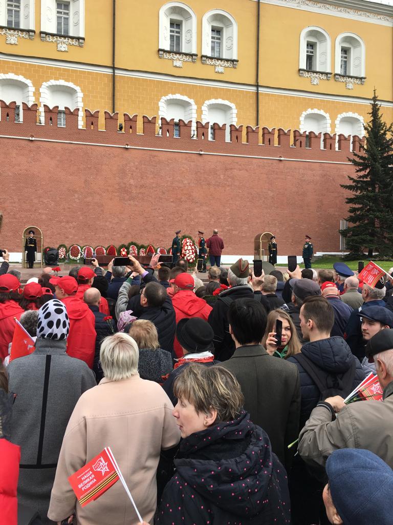 Клинские коммунисты приняли участие в праздничном мероприятии ко Дню Победы
