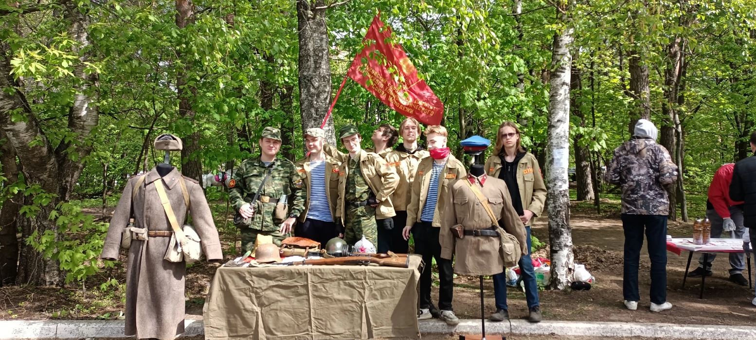 В Подмосковье начали проводить патриотический обучающий проект «Знамя нашей Победы»