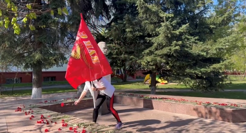 Коммунисты Фрязино, очередной раз приняли участие в торжественном забеге