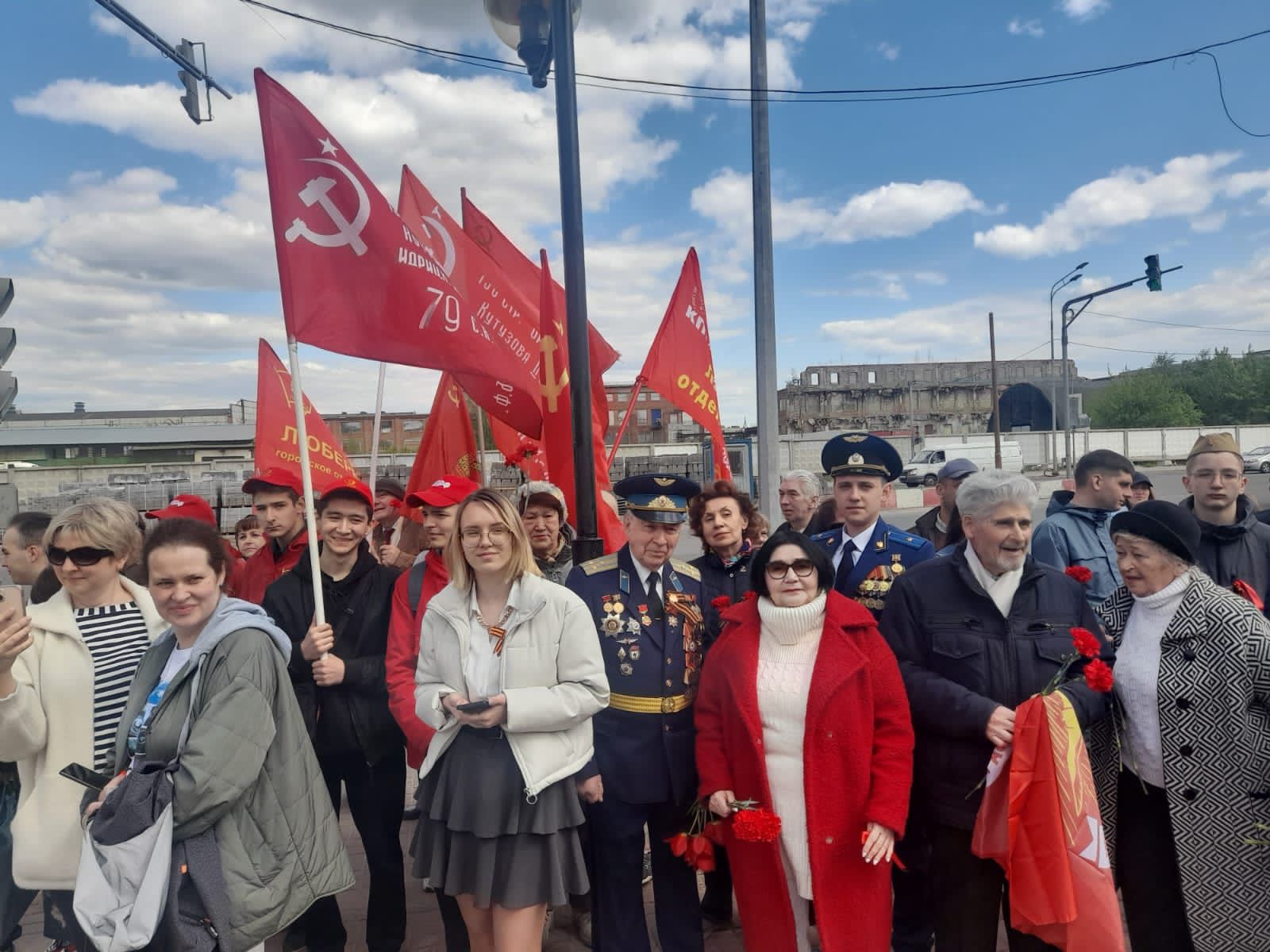 Люберецкие коммунисты отметили день Победы!