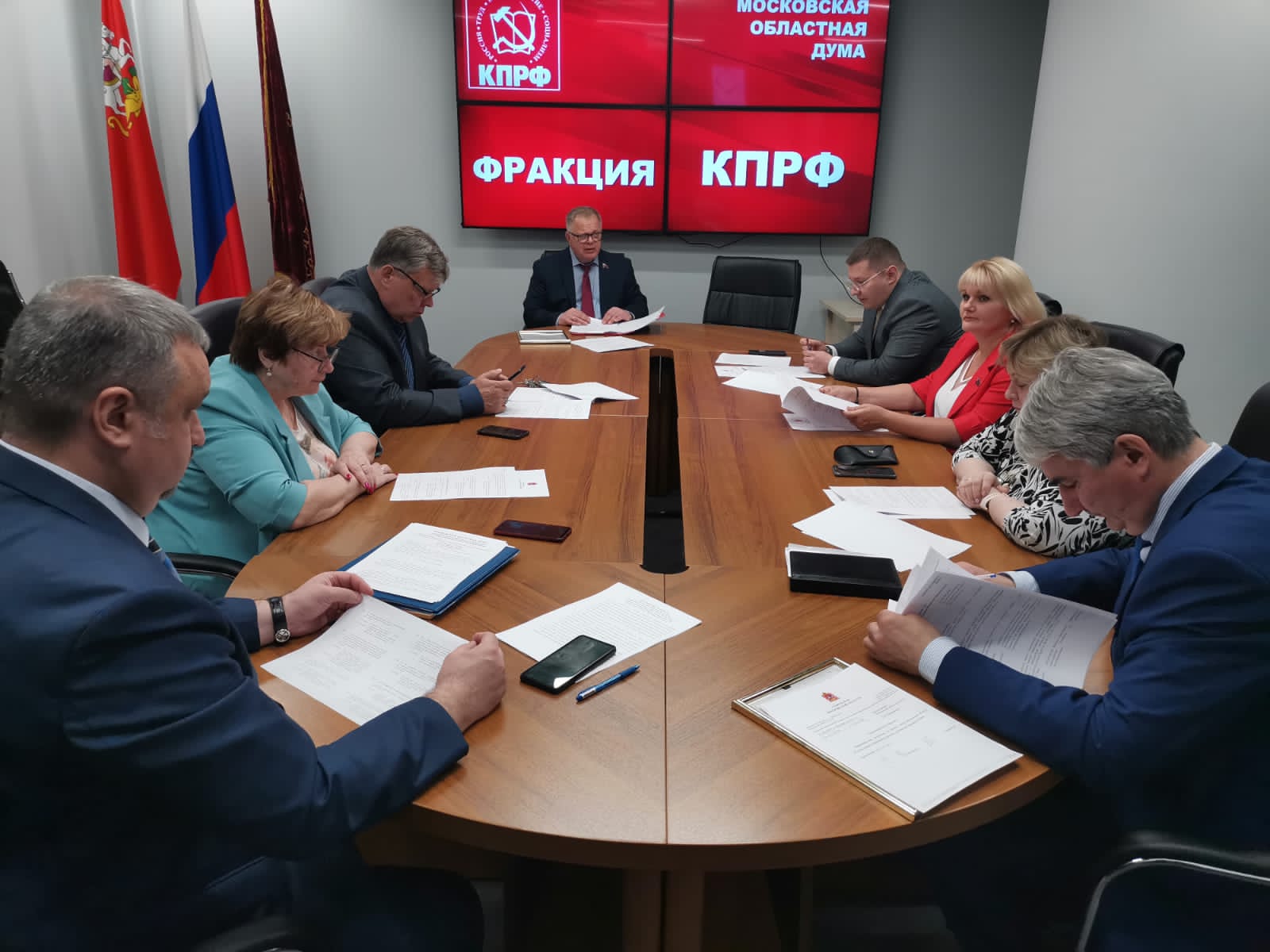 Работа фракции КПРФ в Московской областной Думе