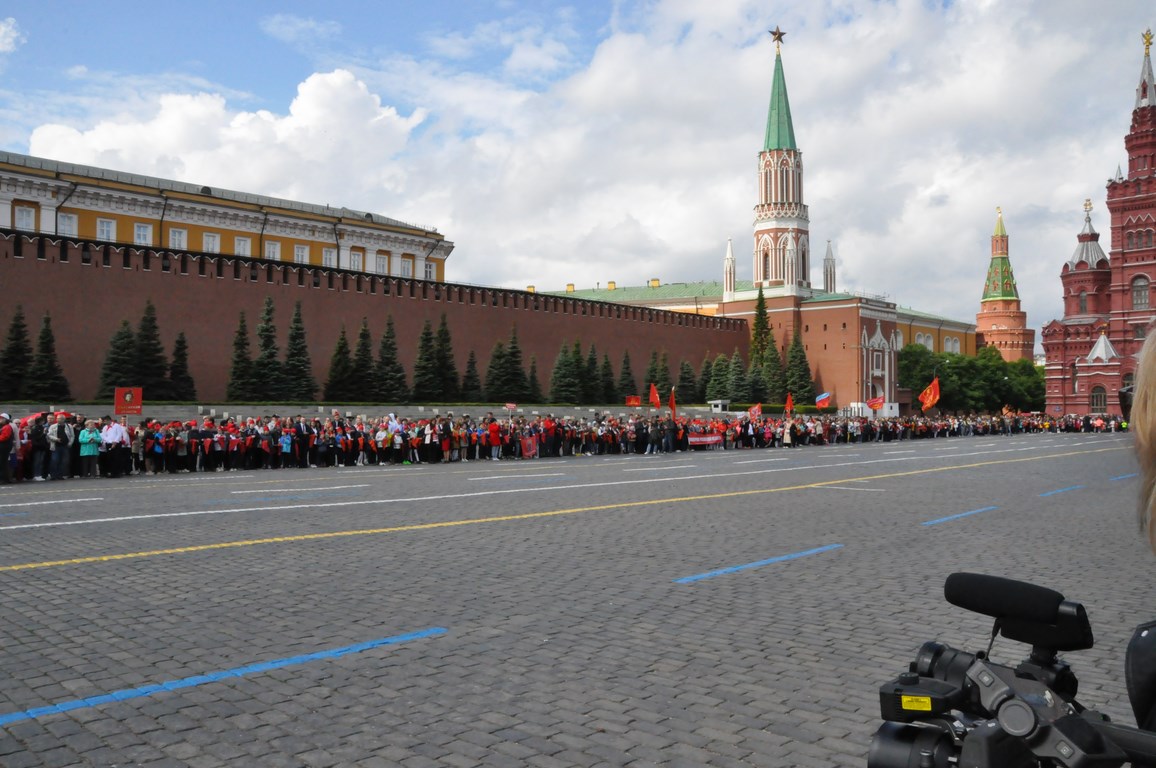 На Красной площади в Москве прошла торжественная линейка, посвященная 101-й годовщине пионерии
