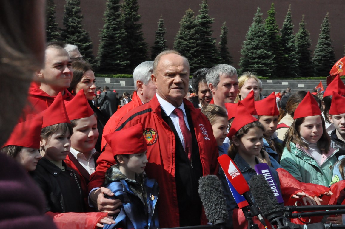 На Красной площади в Москве прошла торжественная линейка, посвященная 101-й годовщине пионерии