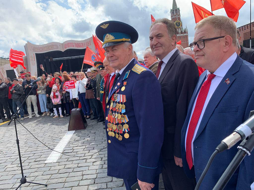 На Красной площади в Москве прошла торжественная линейка, посвященная 101-й годовщине пионерии