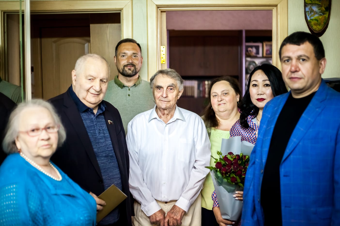 Красногорские коммунисты поздравили юбиляра - А.Я. Карпова