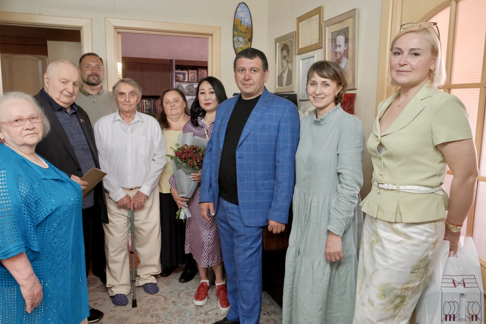 Красногорские коммунисты поздравили юбиляра - А.Я. Карпова