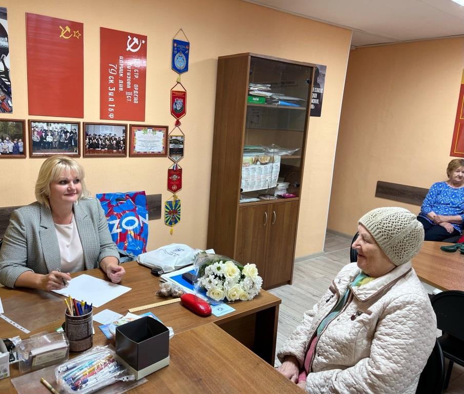 Личный прием с Совете ветеранов мкр. Чкаловский