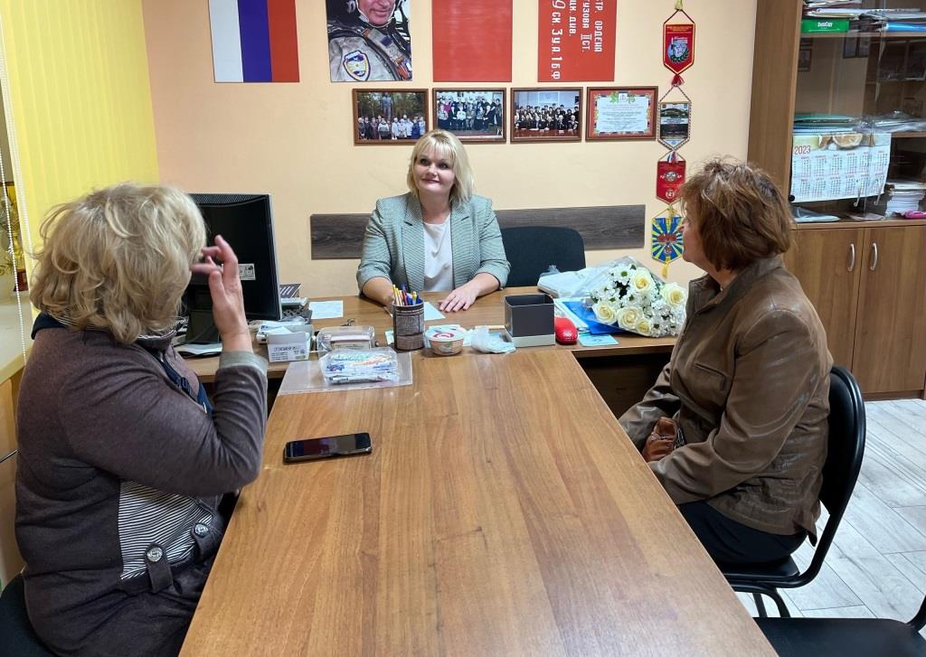 Личный прием с Совете ветеранов мкр. Чкаловский