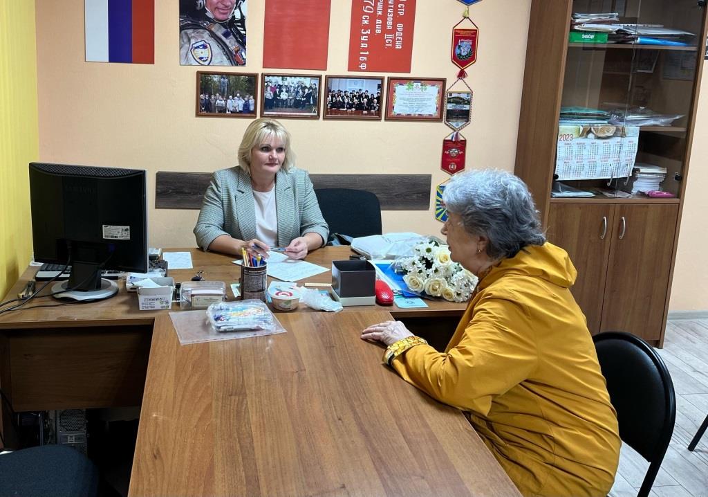 Личный прием с Совете ветеранов мкр. Чкаловский