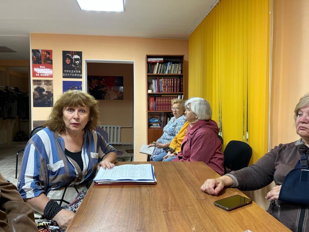 Личный прием с Совете ветеранов мкр. Чкаловский