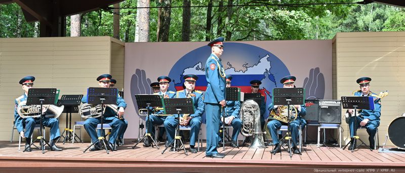 Г.А. Зюганов выступил на открытии детского военно-спортивного лагеря «Юный патриот»
