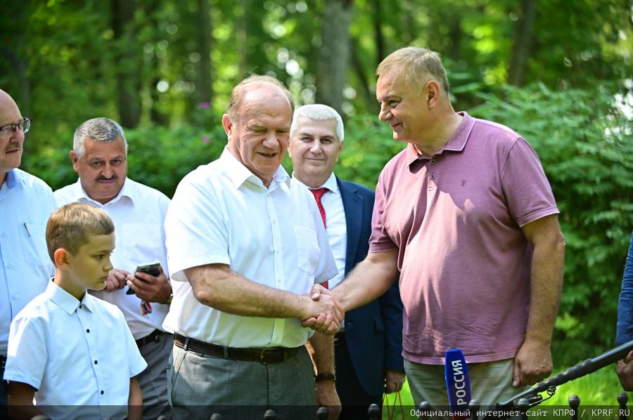Начался рабочий визит Председателя ЦК КПРФ Г.А. Зюганова в Орловскую область