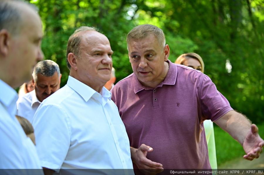 Начался рабочий визит Председателя ЦК КПРФ Г.А. Зюганова в Орловскую область