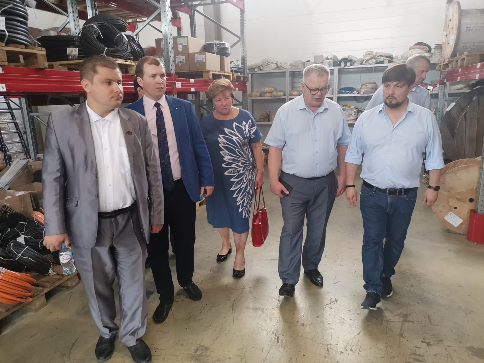 Заместитель Председателя Московской областной Думы, руководитель фракции КПРФ - Александр Наумов посетил «Русскую кабельную компанию» в г.о. Подольск