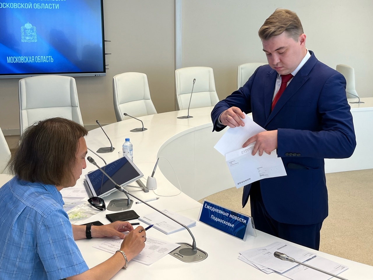 Состоялось распределение эфирного времени для кандидатов в Губернаторы Подмосковья