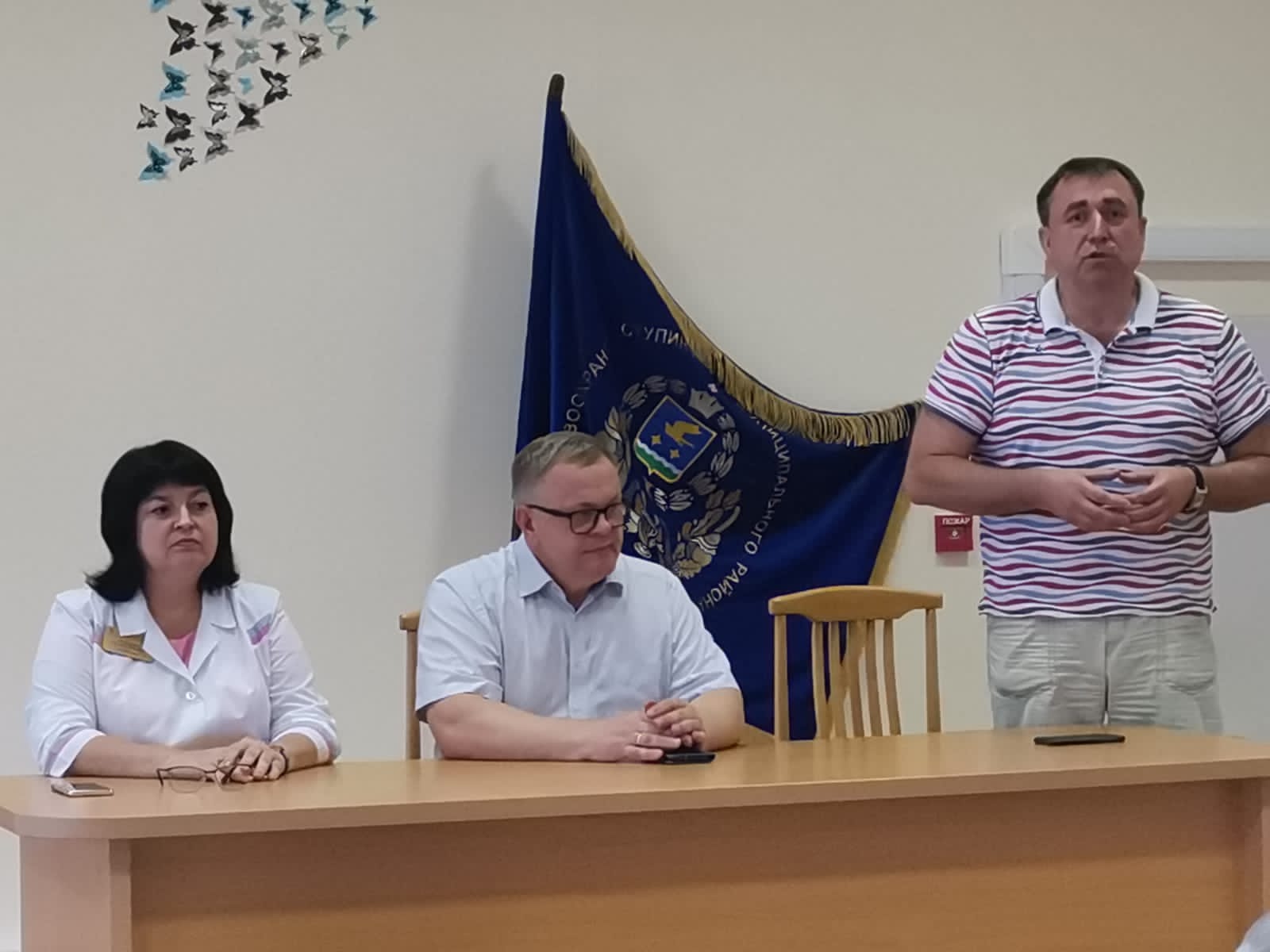 Заместитель Председателя Московской областной Думы - руководитель фракции КПРФ Александр Наумов посетил Ступинскую областную клиническую больницу
