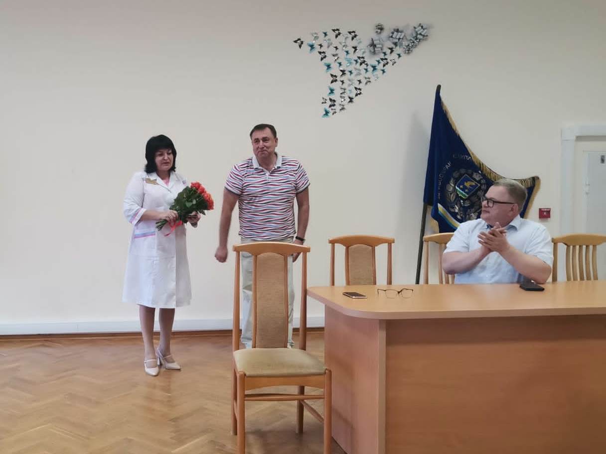 Заместитель Председателя Московской областной Думы - руководитель фракции КПРФ Александр Наумов посетил Ступинскую областную клиническую больницу