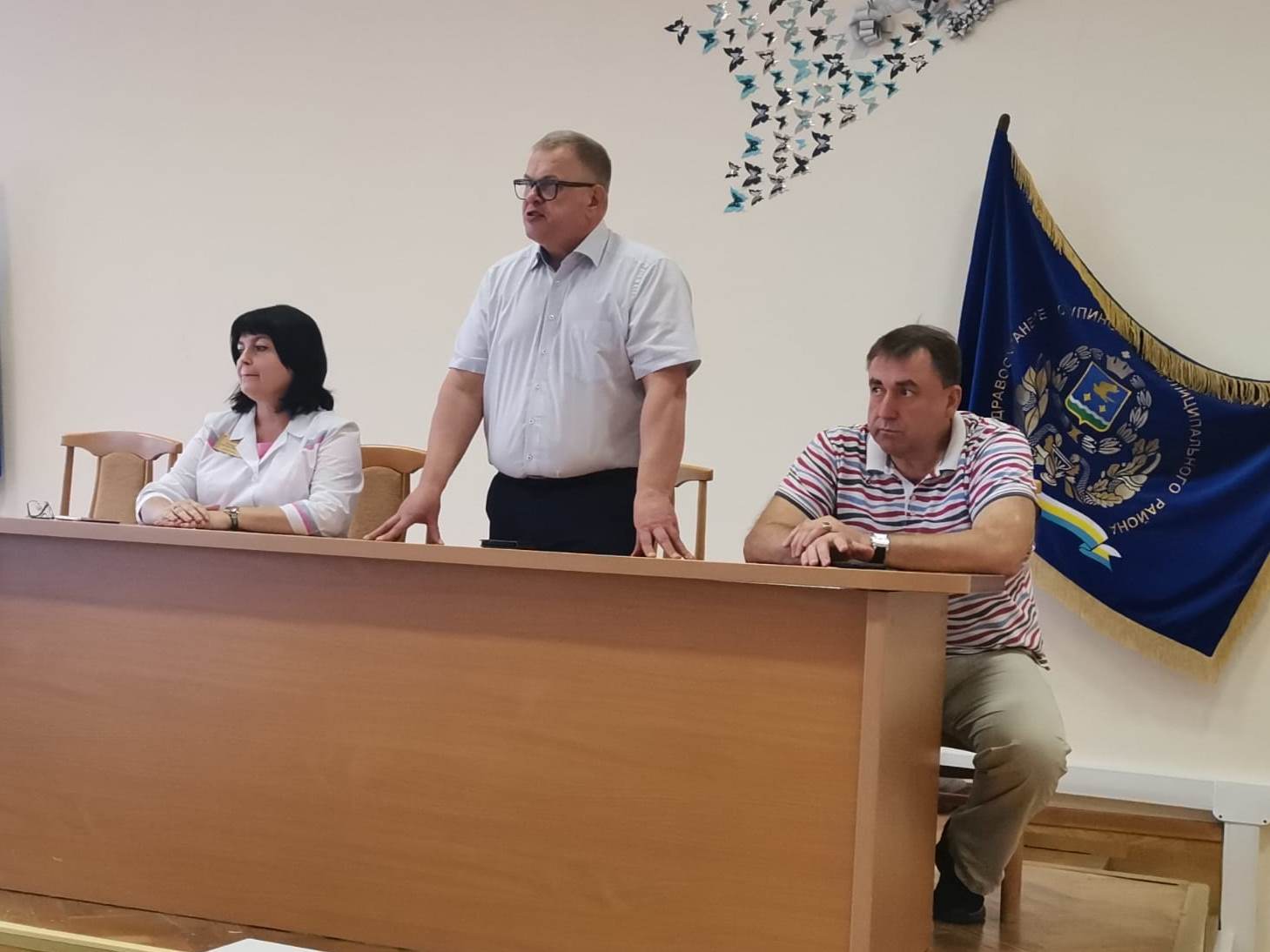 Заместитель Председателя Московской областной Думы - руководитель фракции КПРФ Александр Наумов посетил Ступинскую областную клиническую больницу