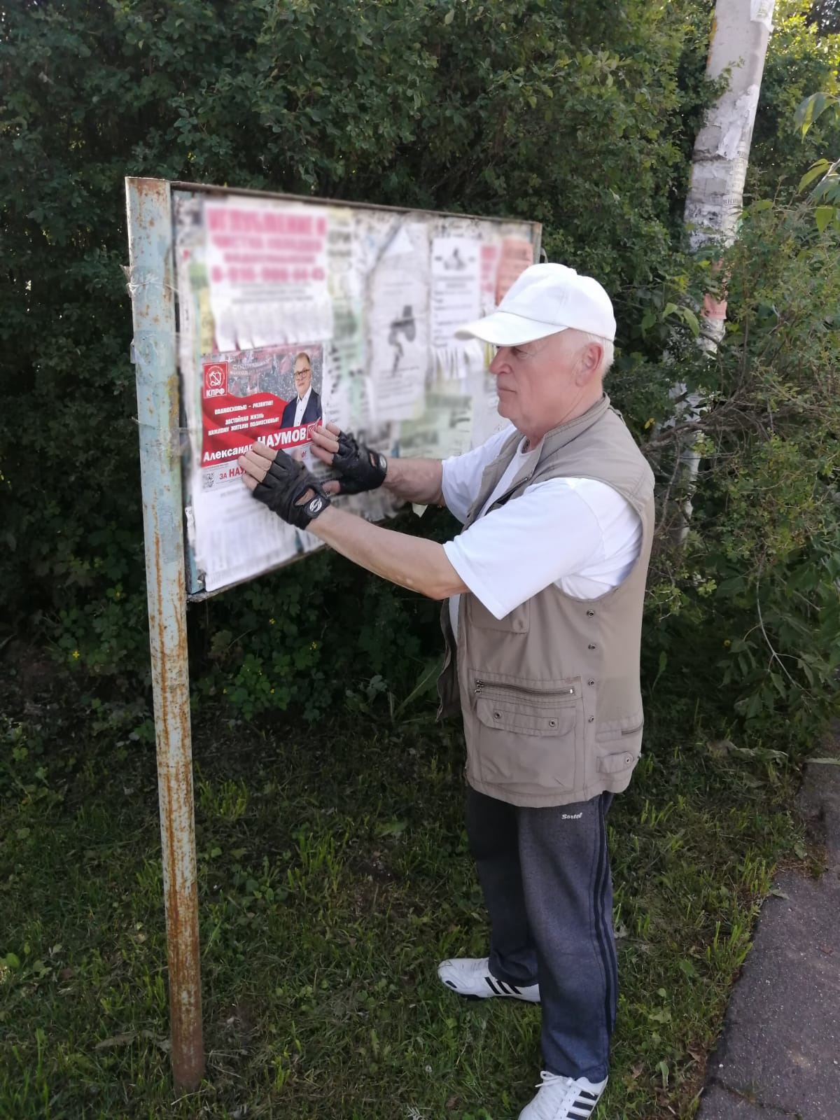 Агитационная кампания в Шаховской