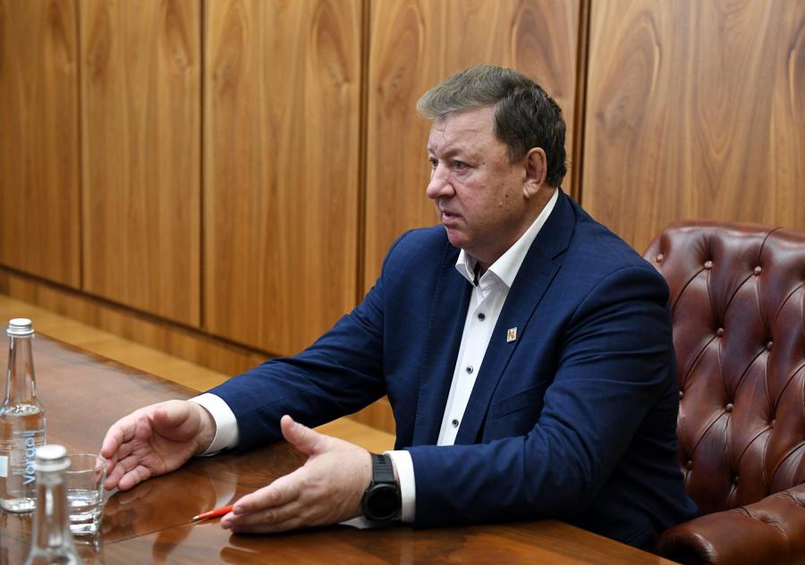 Владимир Кашин провел рабочую встречу с главой Хакасии Валентином Коноваловым