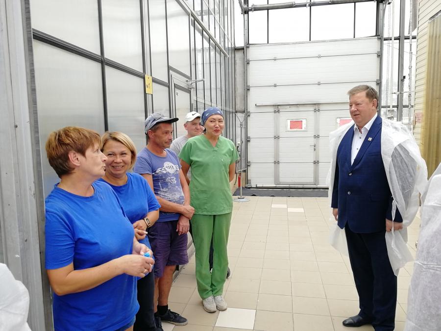 Председатель Комитета Государственной Думы России по аграрным вопросам Владимир Кашин посетил сельхозпредприятия Хакасии