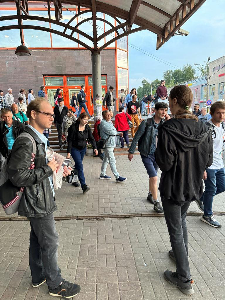 Агитационная кампания за кандидата на должность Губернатора Московской области от КПРФ - Александра Наумова в Лобне