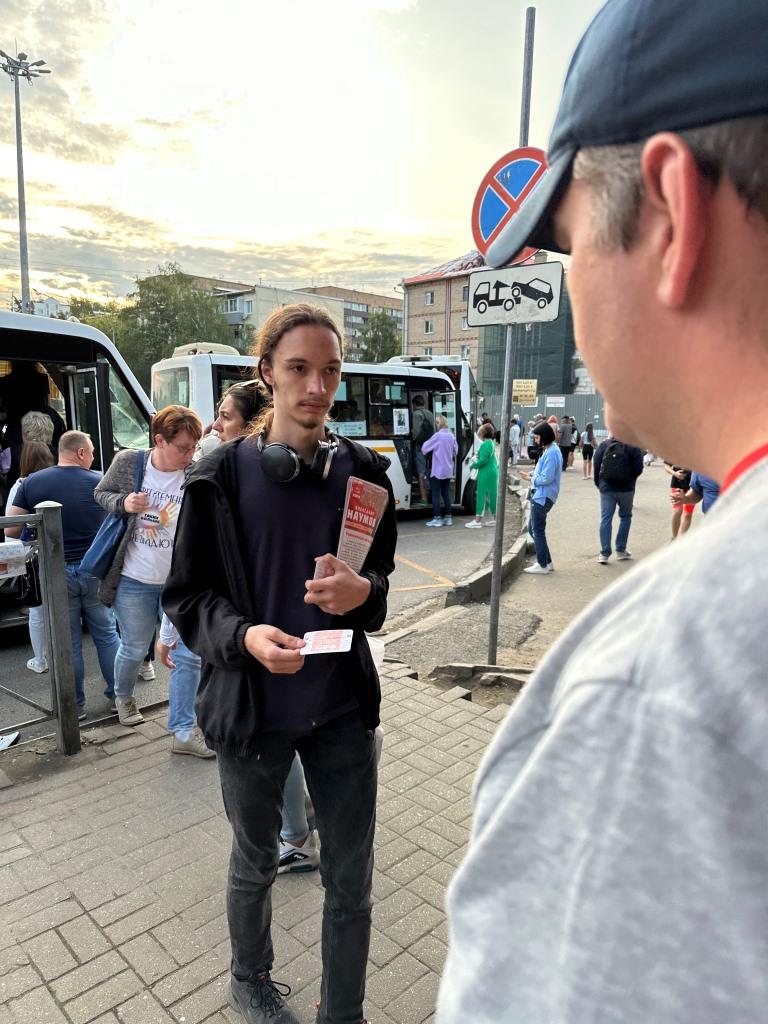 Агитационная кампания за кандидата на должность Губернатора Московской области от КПРФ - Александра Наумова в Лобне