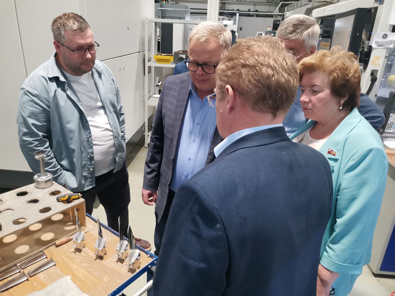 Кандидат на должность Губернатора Московской области от КПРФ Александр Наумов посетил Наро-Фоминский машиностроительный завод