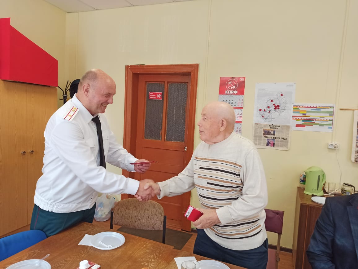 Торжественное собрание Ногинского городского отделения Союза Советских Офицеров