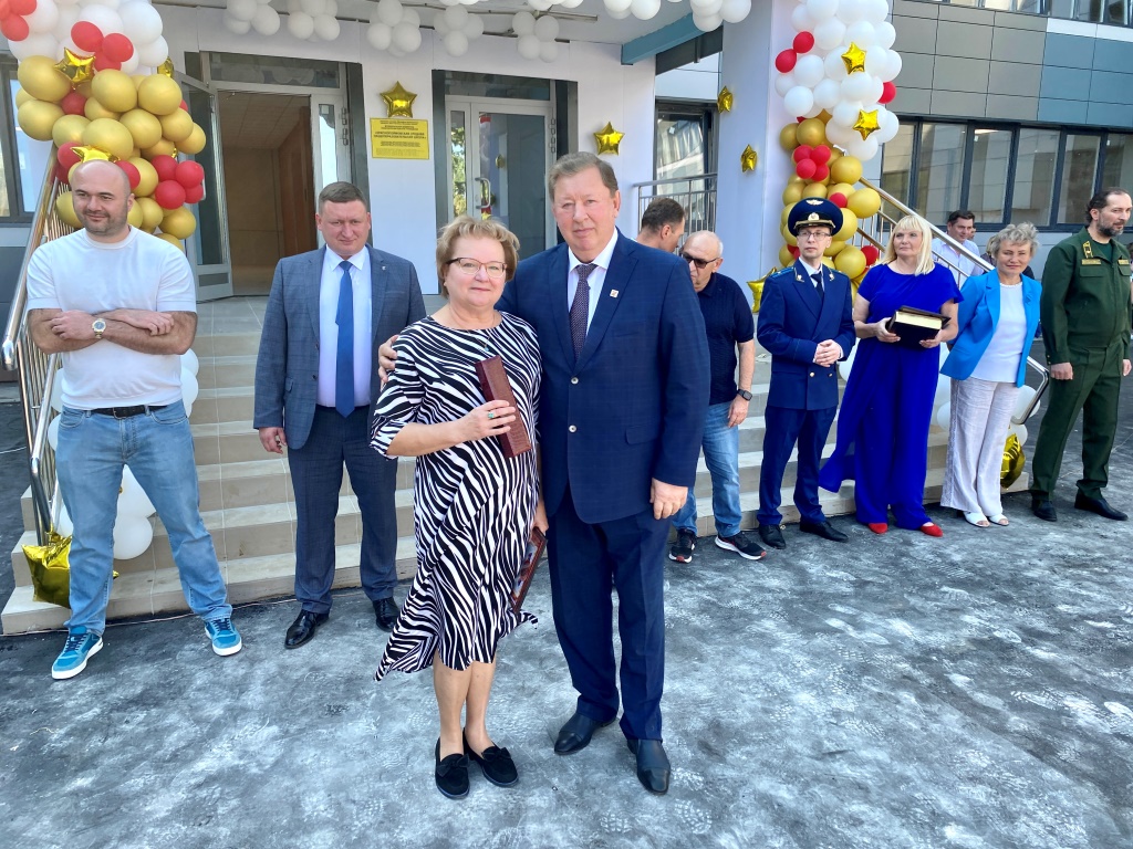 Владимир Кашин принял участие в открытие после ремонта Краснопоймовской средней школы