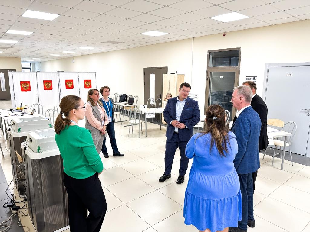 Делегация коммунистов ознакомилась с работой УИКов в г.о. Балашиха