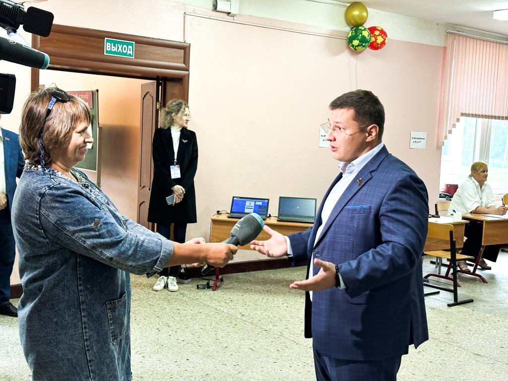 Делегация коммунистов ознакомилась с работой УИКов в г.о. Балашиха