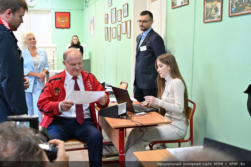 Г.А. Зюганов: «Сегодня исключительно ответственный день!»