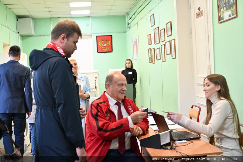 Г.А. Зюганов: «Сегодня исключительно ответственный день!»