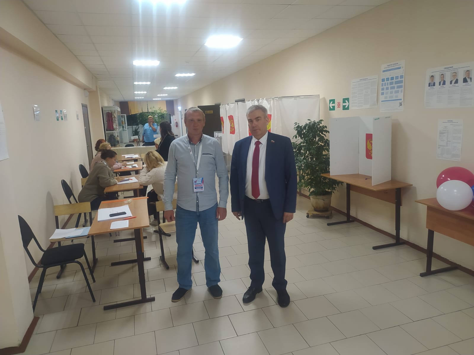 Контроль за ходом голосования в Люберцах