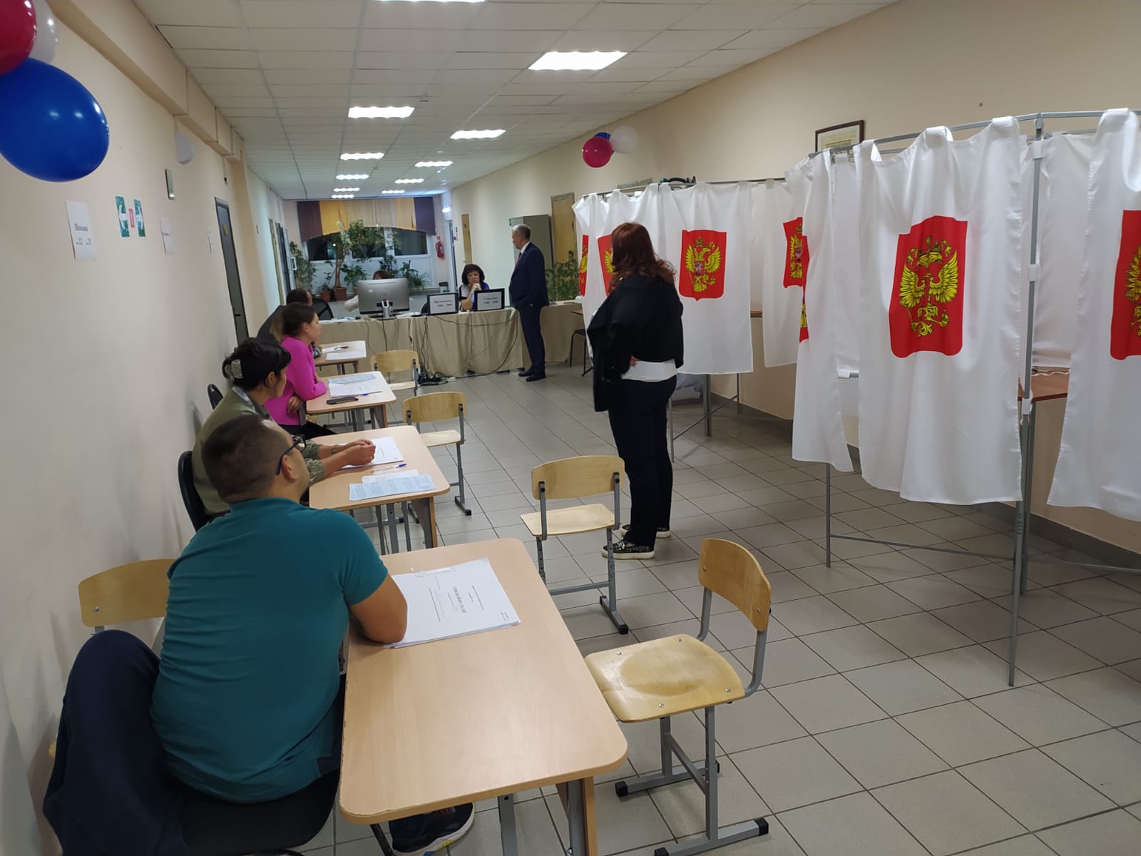 Контроль за ходом голосования в Люберцах
