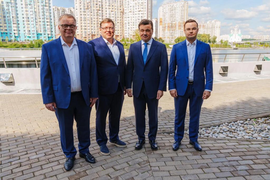 Заместитель Председателя Мособлдумы Александр Наумов встретился с Губернатором Подмосковья Андреем Воробьевым