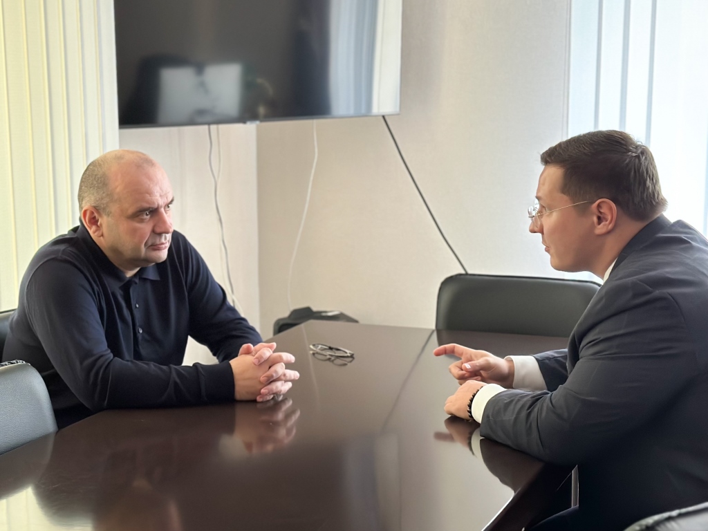 Депутат Мособлдумы Марк Черемисов встретился с главой г.о. Лосино-Петровский Сергеем Джеглавом