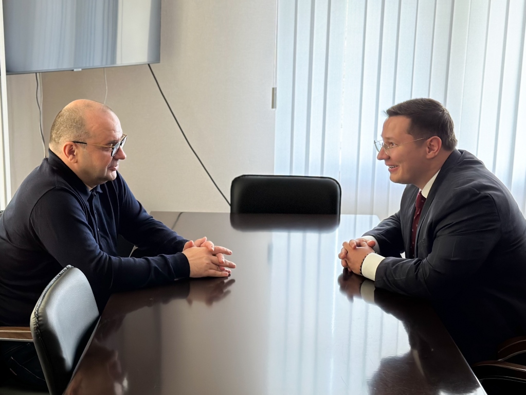 Депутат Мособлдумы Марк Черемисов встретился с главой г.о. Лосино-Петровский Сергеем Джеглавом