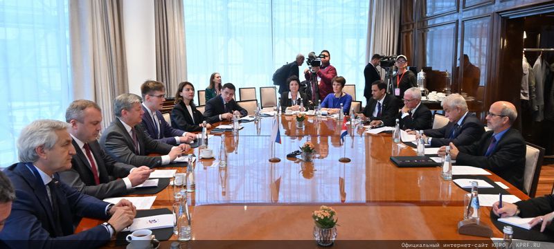 Г.А. Зюганов встретился с парламентской делегацией Республики Кубы во главе с Ласо Эрнандесом