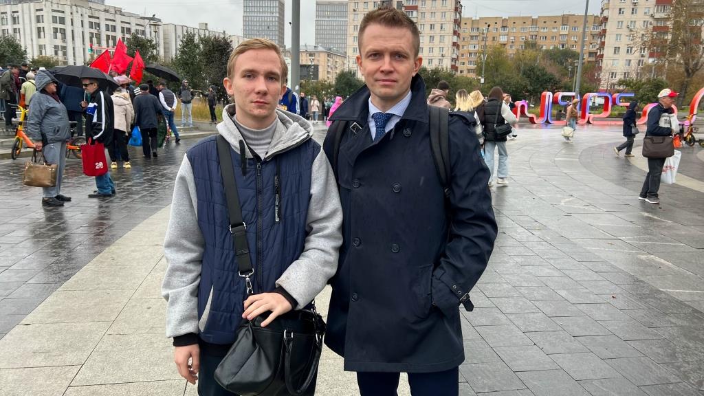Делегация коммунистов из Балашихи приняли участие на митинге КПРФ в память о трагических событиях октября 1993 года в Москве