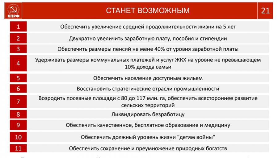 В.И. Кашин: Социально-экономическая Программа КПРФ - стратегия социалистического возрождения России