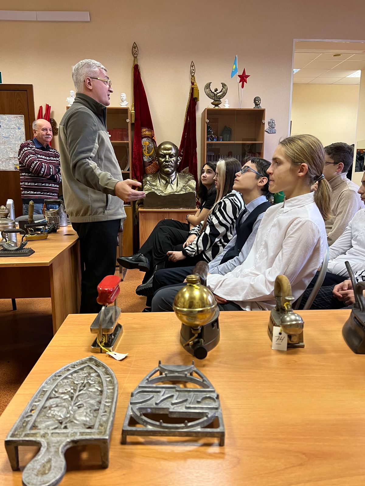Коммунисты Рузы встречают гостей