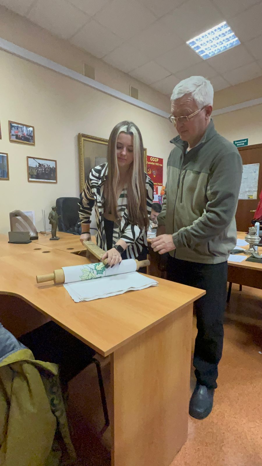 Коммунисты Рузы встречают гостей