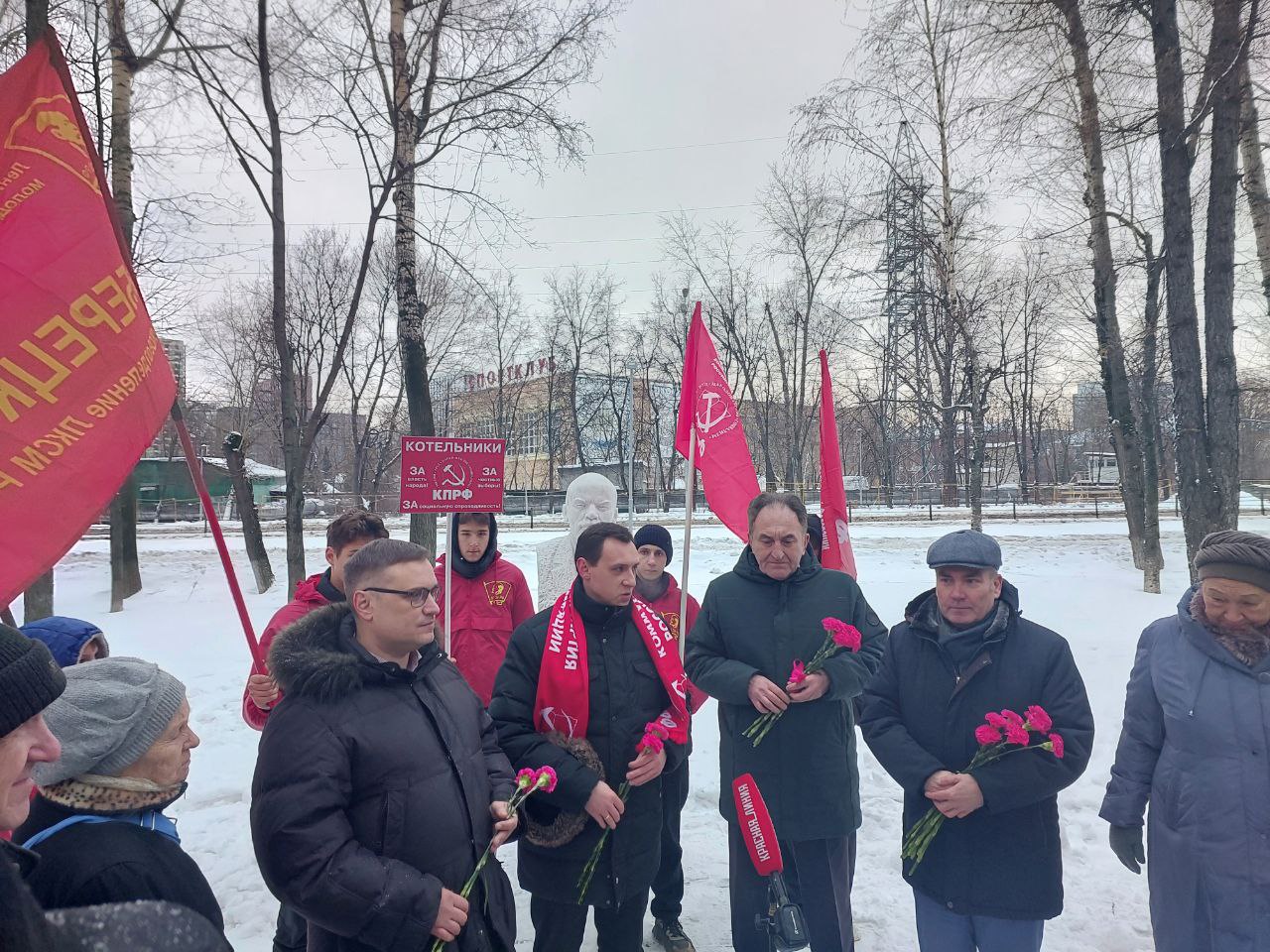 В Котельниках открыли памятник В.И. Ленину